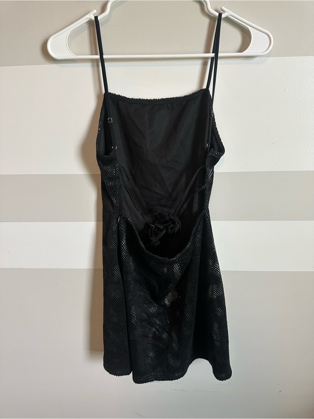 Urban Outfitters Black Dress Sexy Mini Cocktail Strappy - Picture 4 of 5